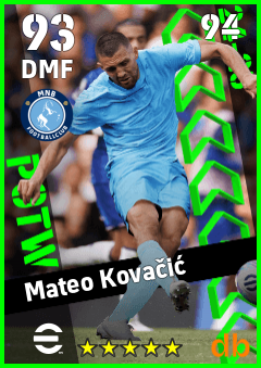 Mateo Kovačić — DMF, OVR 93, MAX 94