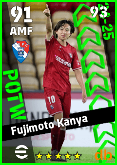 Fujimoto Kanya — AMF, OVR 91, MAX 93