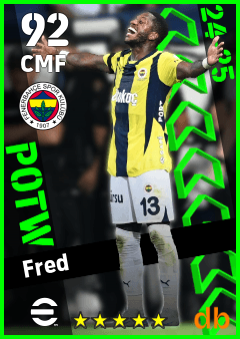 Fred eFootball player card