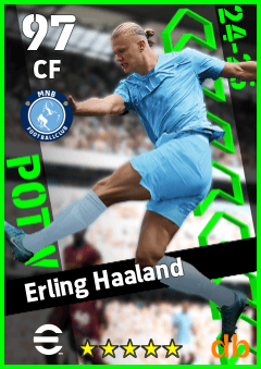 Erling Haaland — CF, OVR 97, MAX 97
