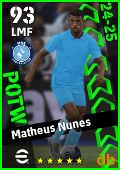 Matheus Nunes — LMF, OVR 93, MAX 93