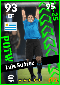 Luis Suárez eFootball player card
