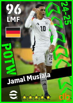 Jamal Musiala — LMF, OVR 96, MAX 96