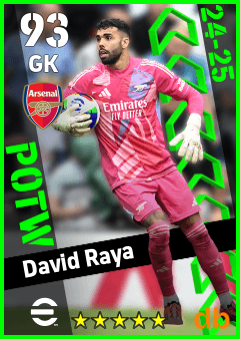 David Raya eFootball player card
