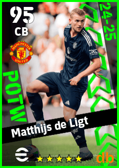 Matthijs de Ligt — CB, OVR 95, MAX 95