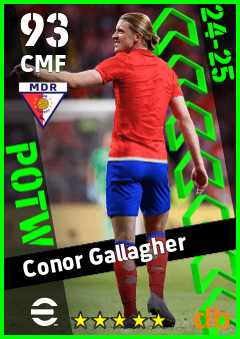 Conor Gallagher — CMF, OVR 93, MAX 93