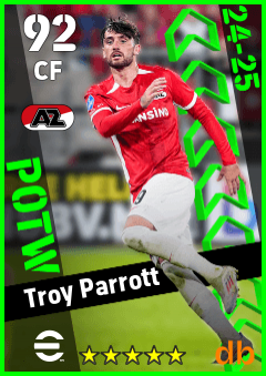 Troy Parrott — CF, OVR 92, MAX 92