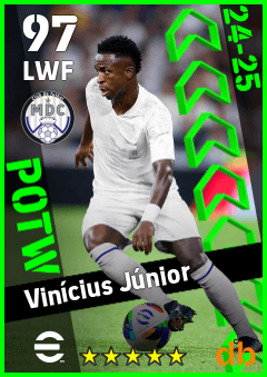 Vinícius Júnior — LWF, OVR 97, MAX 97