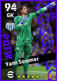 Yann Sommer — GK, OVR 94, MAX 94
