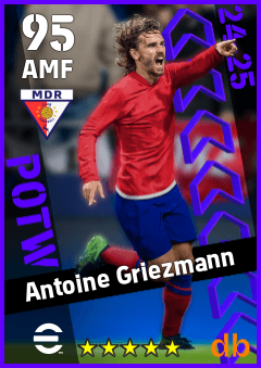 Antoine Griezmann — AMF, OVR 95, MAX 95