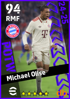 Michael Olise — RMF, OVR 94, MAX 94