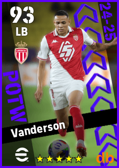 Vanderson — LB, OVR 93, MAX 93