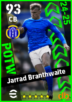 Jarrad Branthwaite — CB, OVR 93, MAX 93