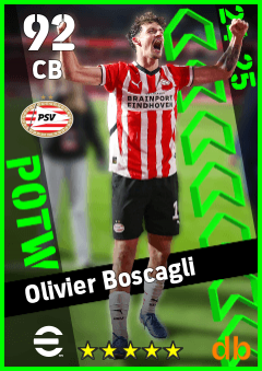 Olivier Boscagli — CB, OVR 92, MAX 92