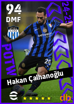 Hakan Çalhanoğlu eFootball player card