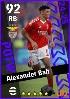 Alexander Bah — RB, OVR 92, MAX 92