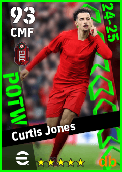 Curtis Jones — CMF, OVR 93, MAX 93