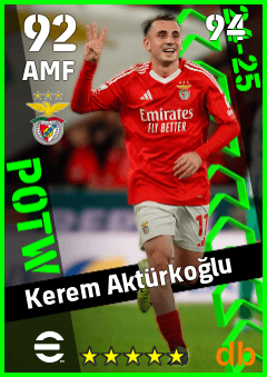 Kerem Aktürkoğlu — AMF, OVR 92, MAX 94