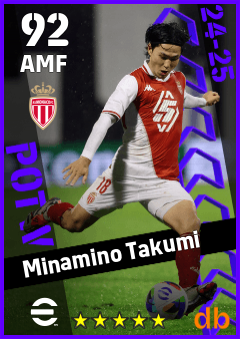 Minamino Takumi — AMF, OVR 92, MAX 92