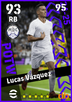 Lucas Vázquez — RB, OVR 93, MAX 95