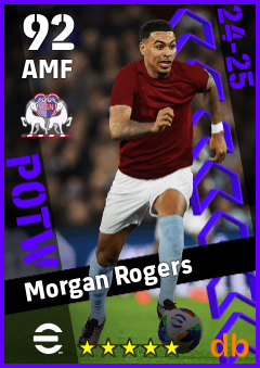 Morgan Rogers — AMF, OVR 92, MAX 92