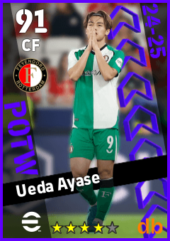 Ueda Ayase — CF, OVR 91, MAX 91