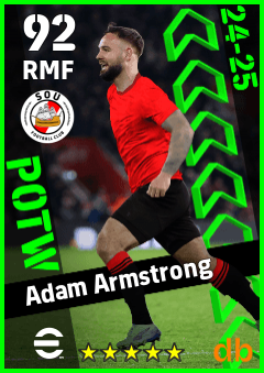 Adam Armstrong — RMF, OVR 92, MAX 92