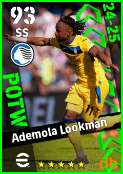 Ademola Lookman — SS, OVR 93, MAX 93
