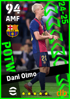 Dani Olmo eFootball player card