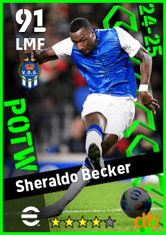 Sheraldo Becker — LMF, OVR 91, MAX 91