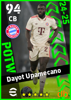 Dayot Upamecano — CB, OVR 94, MAX 94