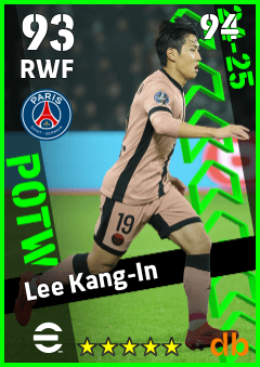 Lee Kang-In — RWF, OVR 93, MAX 94