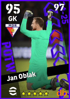 Jan Oblak eFootball player card