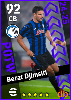 Berat Djimsiti — CB, OVR 92, MAX 92