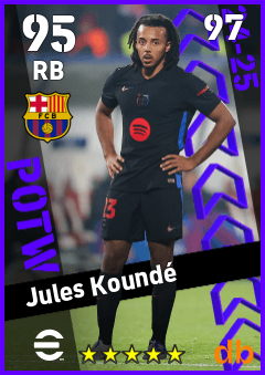 Jules Koundé — RB, OVR 95, MAX 97