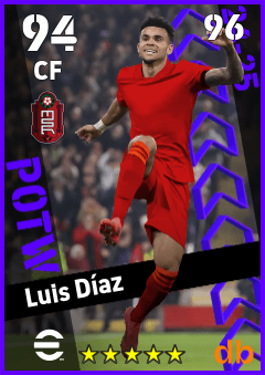 Luis Díaz eFootball player card