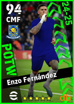 Enzo Fernández — CMF, OVR 94, MAX 94