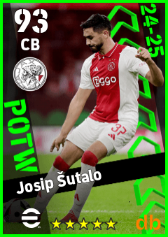 Josip Šutalo — CB, OVR 93, MAX 93