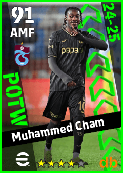 Muhammed Cham — AMF, OVR 91, MAX 91