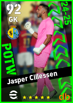 Jasper Cillessen — GK, OVR 92, MAX 92