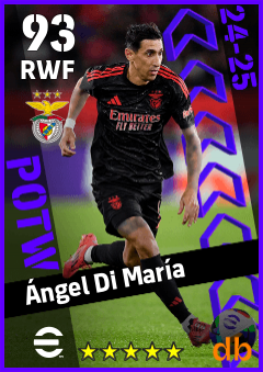 Ángel Di María — RWF, OVR 93, MAX 93