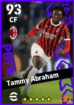 Tammy Abraham — CF, OVR 93, MAX 93