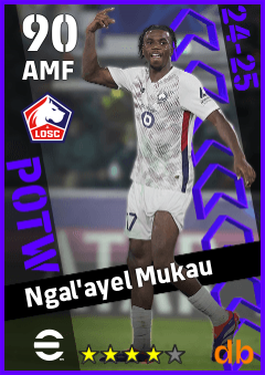 Ngal'ayel Mukau — AMF, OVR 90, MAX 90