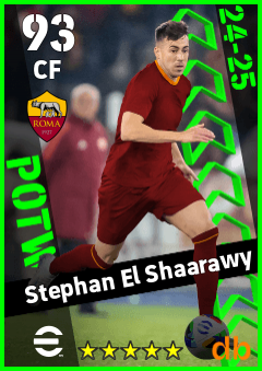 Stephan El Shaarawy — CF, OVR 93, MAX 93