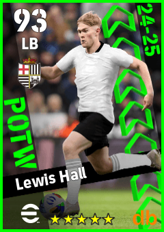 Lewis Hall — LB, OVR 93, MAX 93