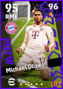Michael Olise — RMF, OVR 95, MAX 96