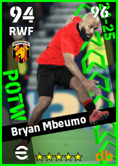 Bryan Mbeumo eFootball player card