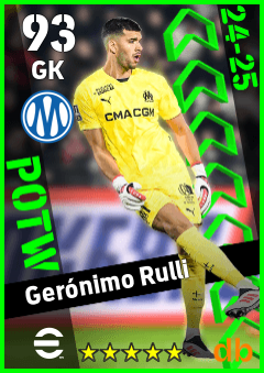 Gerónimo Rulli — GK, OVR 93, MAX 93