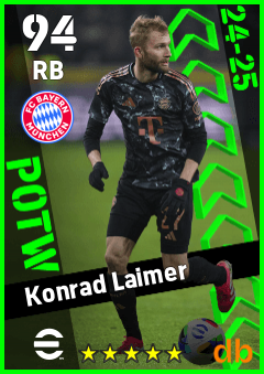 Konrad Laimer — RB, OVR 94, MAX 94