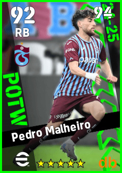 Pedro Malheiro — RB, OVR 92, MAX 94